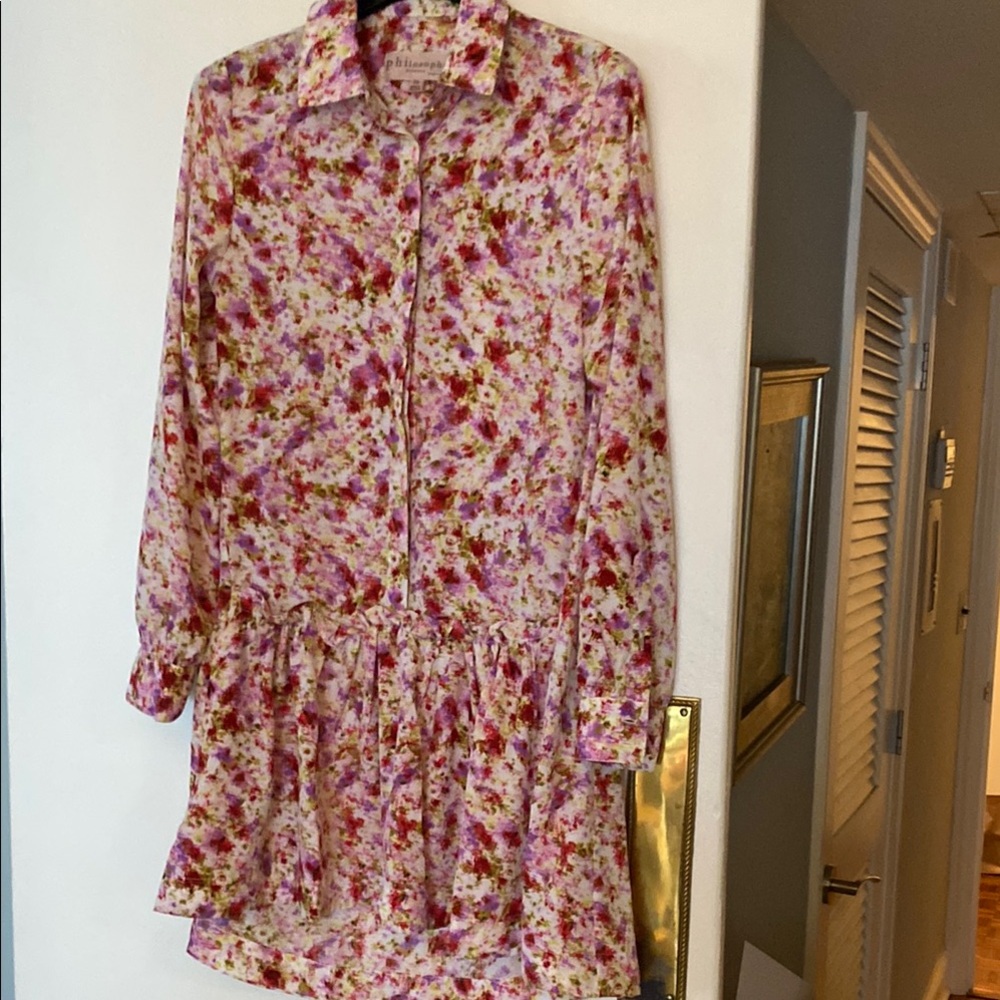Floral Button-Up Dress